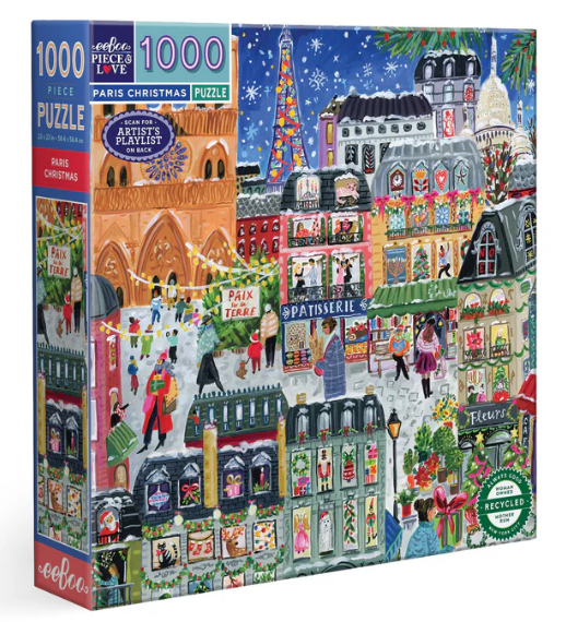 Paris Christmas 1000 Piece Puzzle