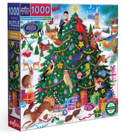 Christmas Songbirds 1000 Piece Puzzle