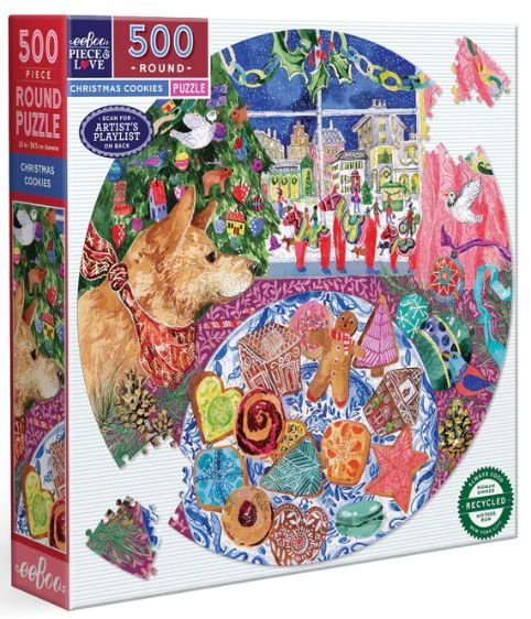 Christmas Cookies 500 Round Puzzle