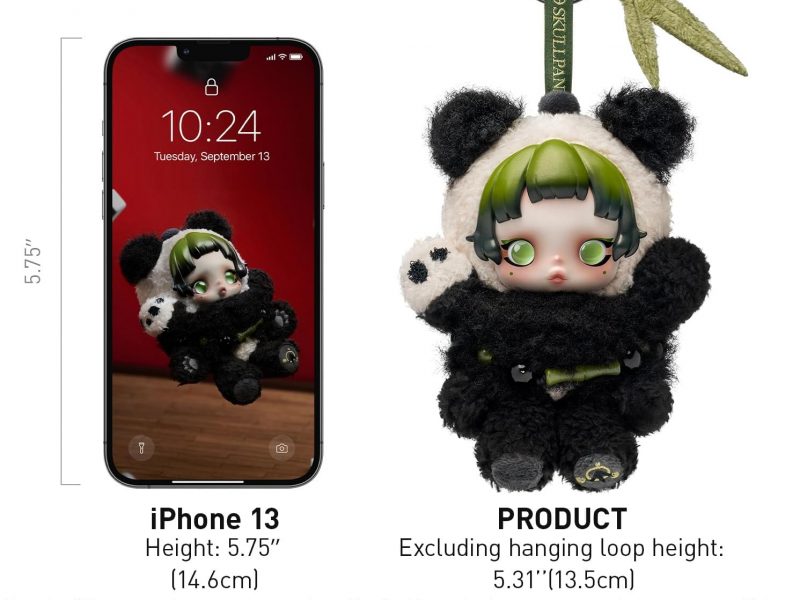 POP MART SKULLPANDA Lazy Panda Plush Doll Pendant