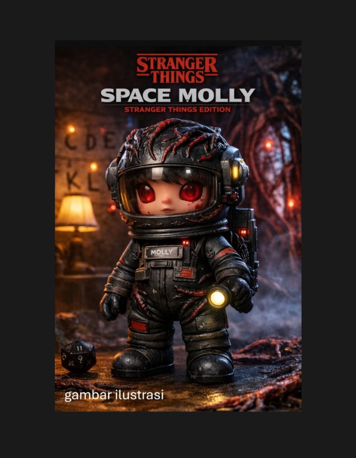SPACE MOLLY Stranger Things Edition sebagai Arsip Budaya Pop