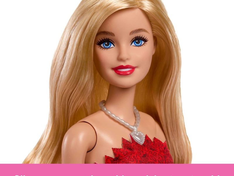 Barbie Mattel 80th Anniversary Ruby‑Red Celebration Fashion Doll