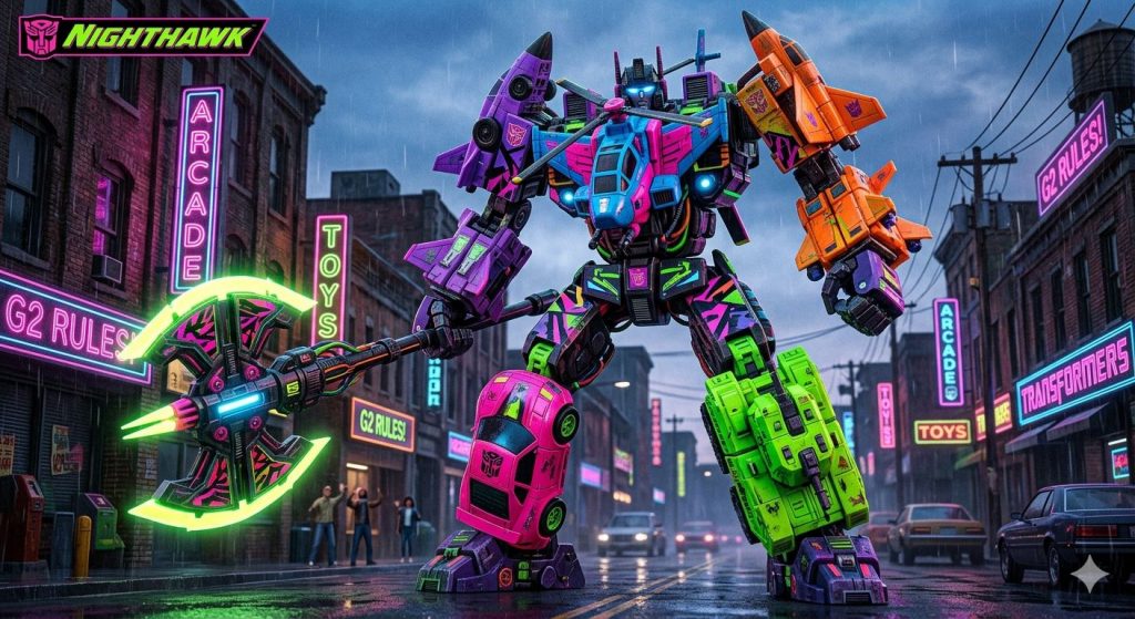 Transformers Menasor G2 Neon Edition